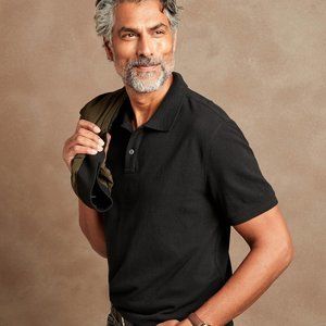 MONOGRAM PIQUE POLO - Banana Republic Factory